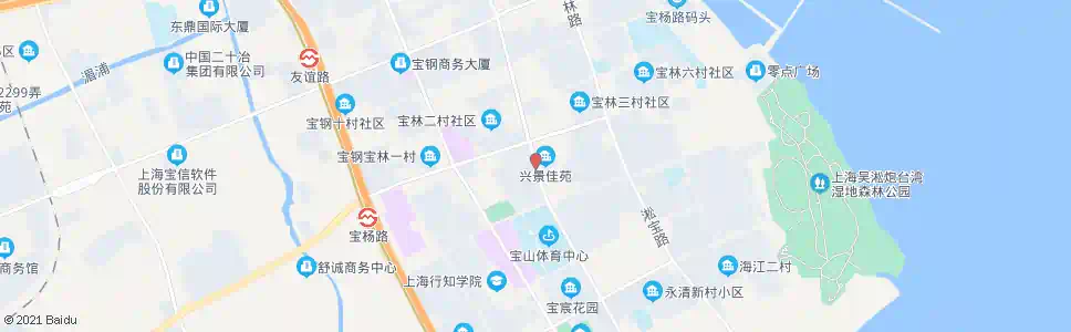 上海宝杨路永清路_公交站地图_上海公交_妙搜公交查询2024