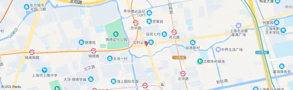 上海高科西路沪南路_公交站地图_上海公交_妙搜公交查询2024