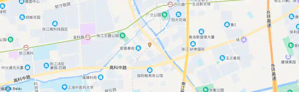 上海紫薇路张江路_公交站地图_上海公交_妙搜公交查询2024