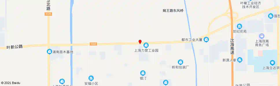 上海叶新公路民发路_公交站地图_上海公交_妙搜公交查询2024