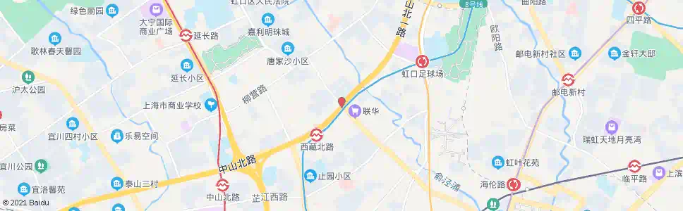 上海中山北一路东宝兴路_公交站地图_上海公交_妙搜公交查询2024