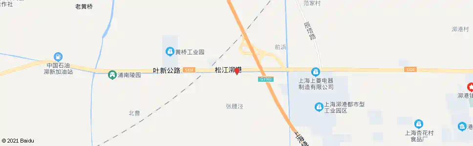 上海腰泾公路叶新公路_公交站地图_上海公交_妙搜公交查询2024