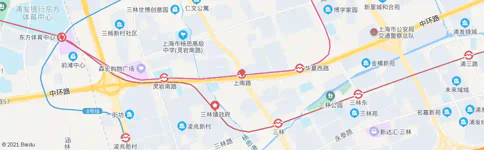 上海上南路浦东南路_公交站地图_上海公交_妙搜公交查询2024