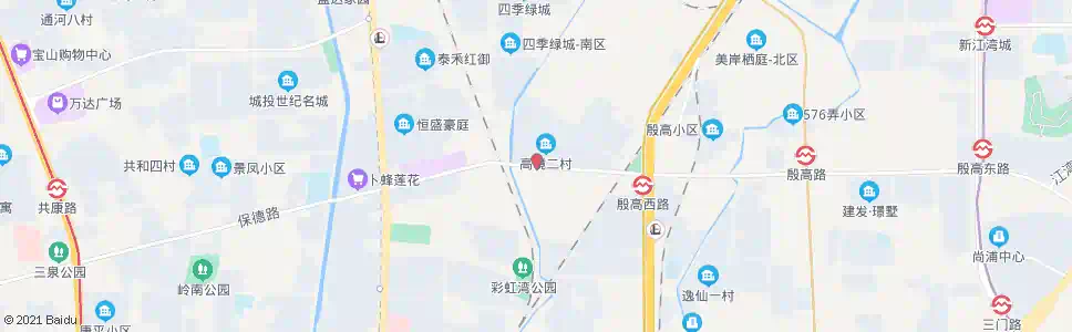 上海高境新村(下客站)_公交站地图_上海公交_妙搜公交查询2024