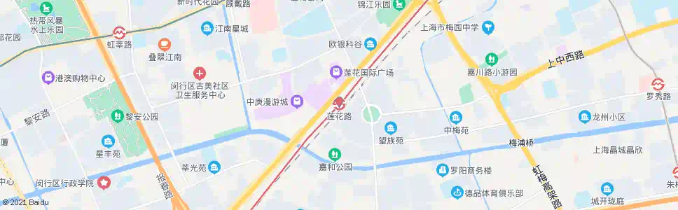 上海罗锦路莲花路_公交站地图_上海公交_妙搜公交查询2024