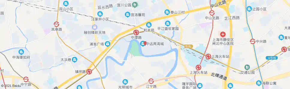 上海中潭路远景路_公交站地图_上海公交_妙搜公交查询2024