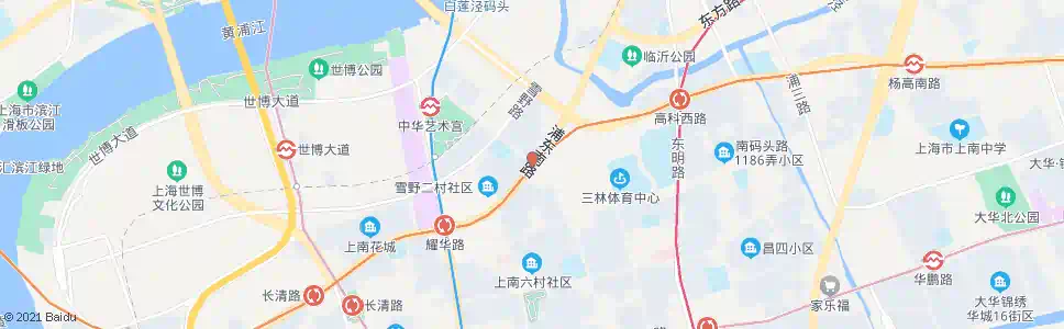 上海华夏西路云台路_公交站地图_上海公交_妙搜公交查询2024