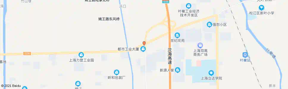 上海叶新公路(招呼站)_公交站地图_上海公交_妙搜公交查询2024