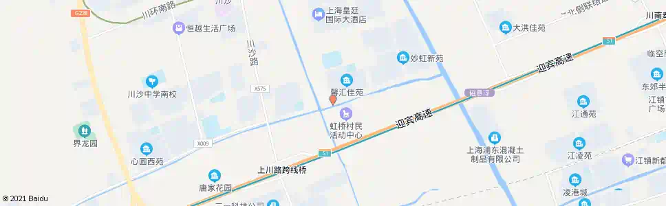 上海川周公路川六路_公交站地图_上海公交_妙搜公交查询2024