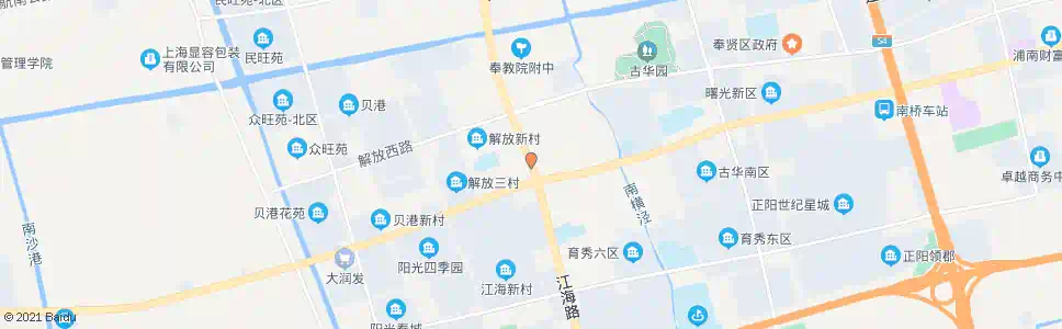 上海南奉公路南桥路_公交站地图_上海公交_妙搜公交查询2024