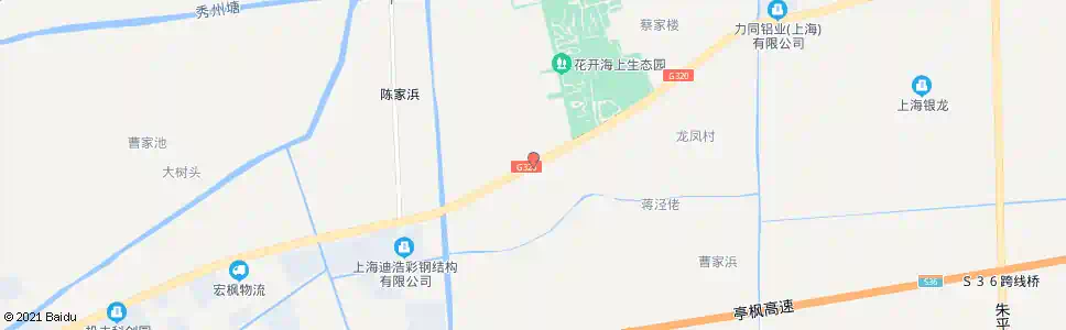 上海亭枫公路秀泾_公交站地图_上海公交_妙搜公交查询2024