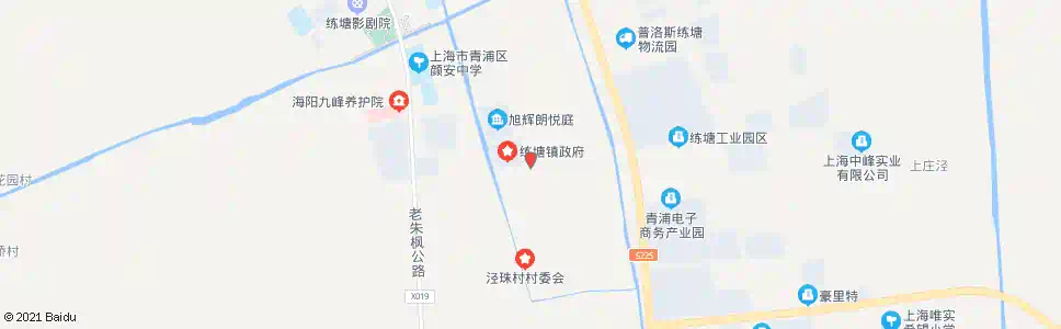 上海章练塘路泾珠路_公交站地图_上海公交_妙搜公交查询2024