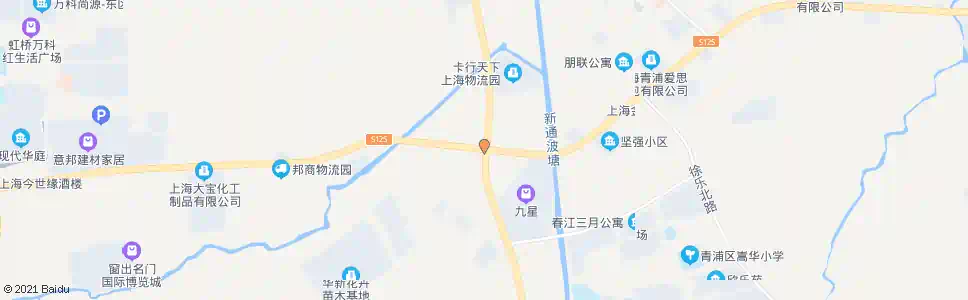 上海嘉松中路北青公路_公交站地图_上海公交_妙搜公交查询2024