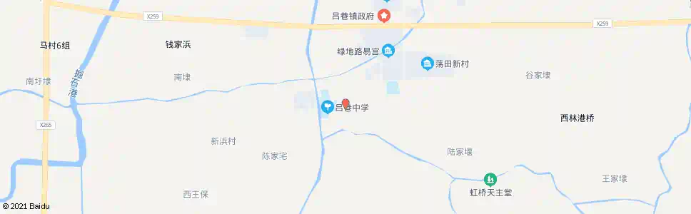 上海吕巷(金张公路田阳路)_公交站地图_上海公交_妙搜公交查询2024