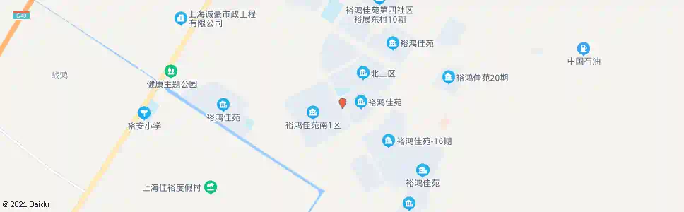 上海裕鸿幼儿园分院_公交站地图_上海公交_妙搜公交查询2024