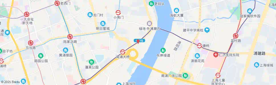 上海中山南路多稼路_公交站地图_上海公交_妙搜公交查询2024