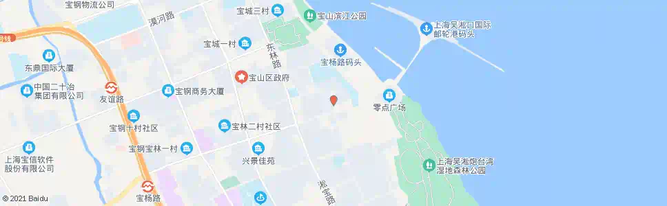 上海宝林路宝杨路_公交站地图_上海公交_妙搜公交查询2024