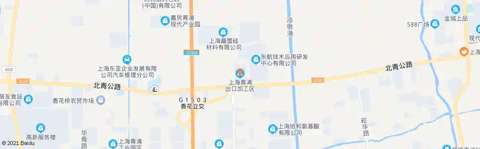 上海出口加工区(海关)_公交站地图_上海公交_妙搜公交查询2024