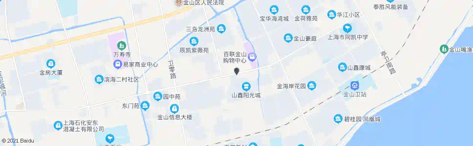 上海卫清西路前京大道_公交站地图_上海公交_妙搜公交查询2024