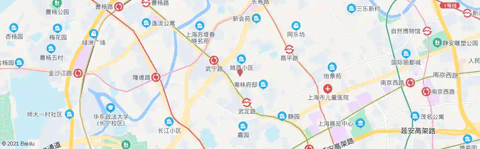 上海康定路万春街_公交站地图_上海公交_妙搜公交查询2024