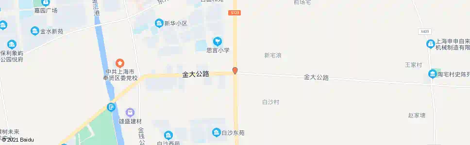 上海浦星公路金大公路_公交站地图_上海公交_妙搜公交查询2024