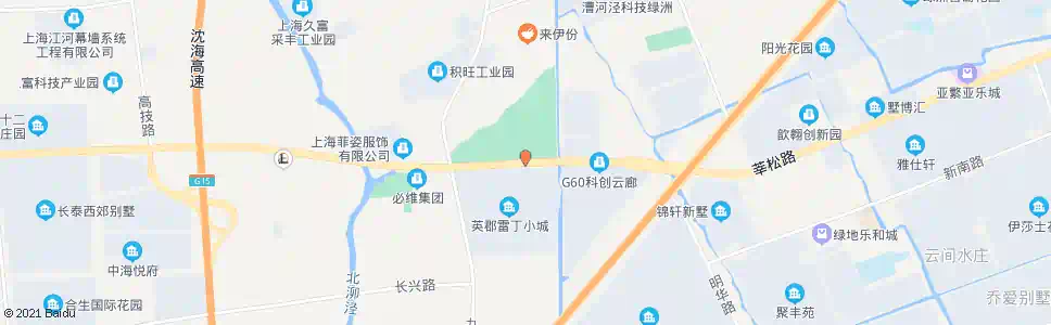 上海漕河泾开发区松江园区_公交站地图_上海公交_妙搜公交查询2024