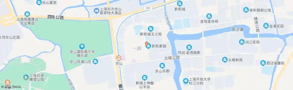 上海新家园路泗凤公路_公交站地图_上海公交_妙搜公交查询2024