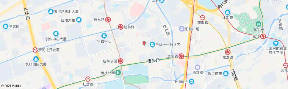 上海柳州路田林路_公交站地图_上海公交_妙搜公交查询2024