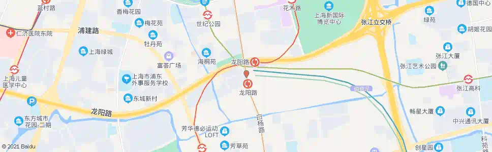 上海白杨路龙汇路_公交站地图_上海公交_妙搜公交查询2024