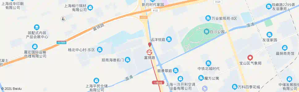 上海杨北_公交站地图_上海公交_妙搜公交查询2024