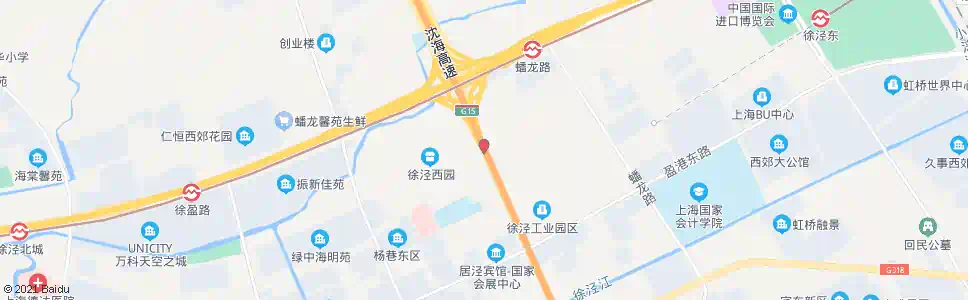 上海蟠中路华徐公路_公交站地图_上海公交_妙搜公交查询2024