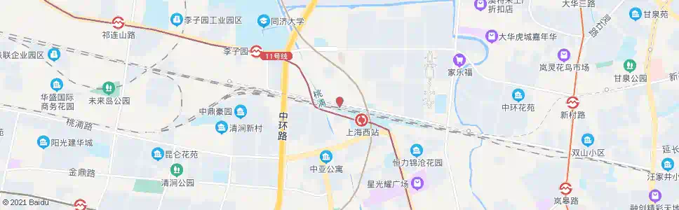 上海桃浦路杨家桥路_公交站地图_上海公交_妙搜公交查询2024