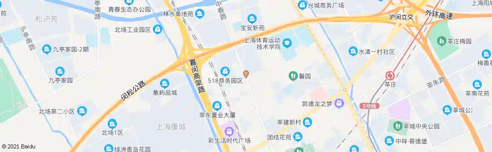 上海西环路莘北路_公交站地图_上海公交_妙搜公交查询2024