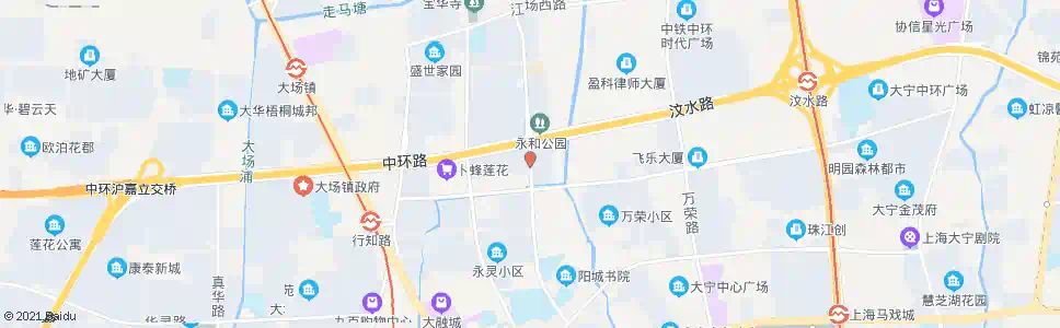 上海原平路永和路_公交站地图_上海公交_妙搜公交查询2024