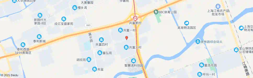 上海共富路蕰川路_公交站地图_上海公交_妙搜公交查询2024