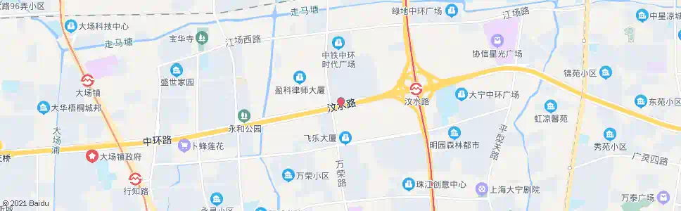 上海汶水路万荣路_公交站地图_上海公交_妙搜公交查询2024