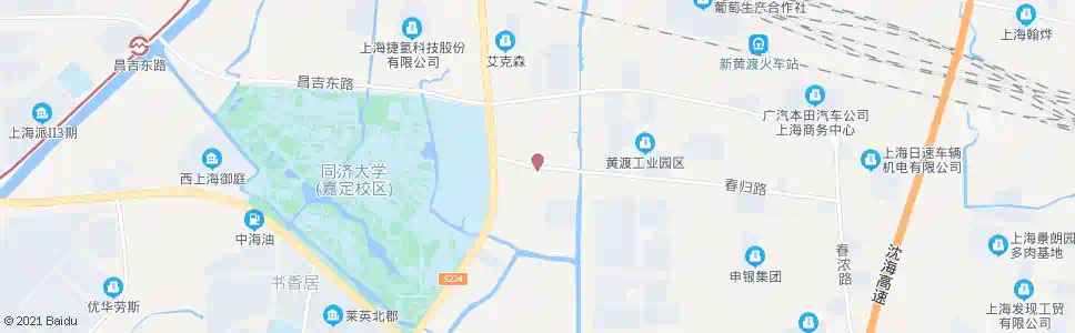 上海春归路谢春路_公交站地图_上海公交_妙搜公交查询2024