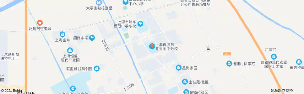 上海复旦大学(浦东分校)_公交站地图_上海公交_妙搜公交查询2024