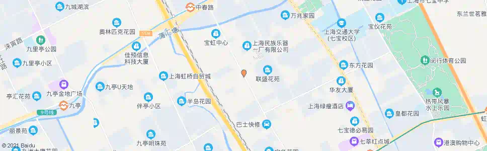 上海中春路联明路_公交站地图_上海公交_妙搜公交查询2024