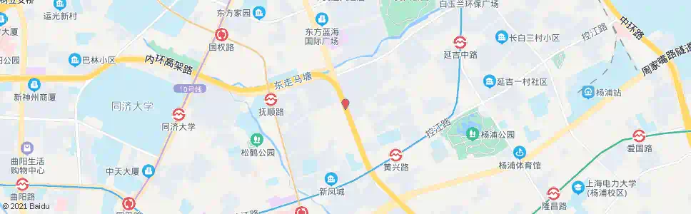 上海控江新村_公交站地图_上海公交_妙搜公交查询2024