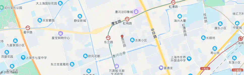 上海莲花路东兰路_公交站地图_上海公交_妙搜公交查询2024