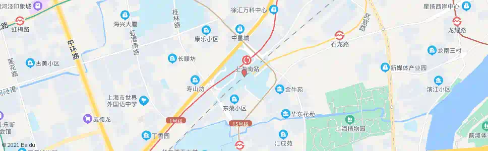 上海申南大道_公交站地图_上海公交_妙搜公交查询2024