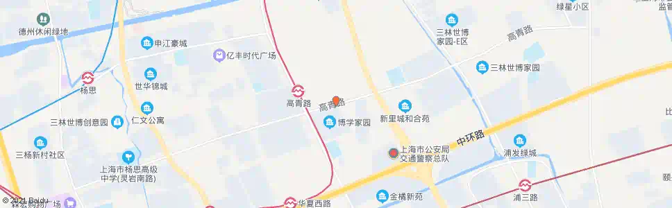 上海高青路东明路_公交站地图_上海公交_妙搜公交查询2024