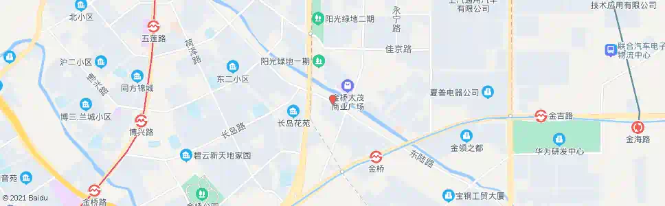 上海东陆路金高路_公交站地图_上海公交_妙搜公交查询2024