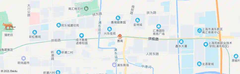 上海惠南地铁站(下客站)_公交站地图_上海公交_妙搜公交查询2024