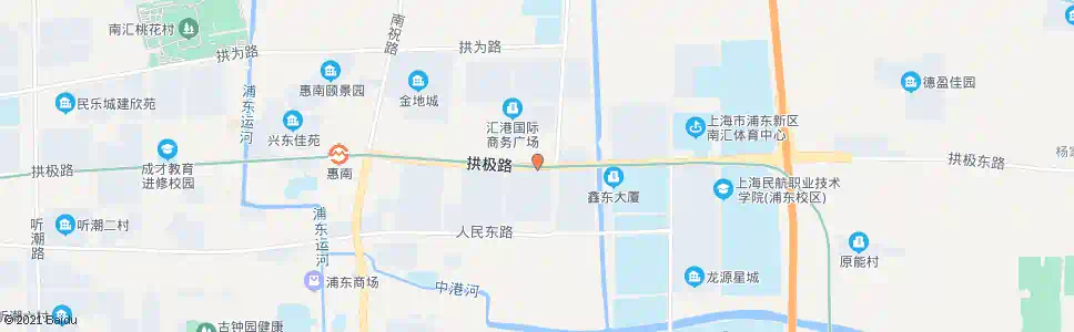 上海拱极路川南奉公路_公交站地图_上海公交_妙搜公交查询2024