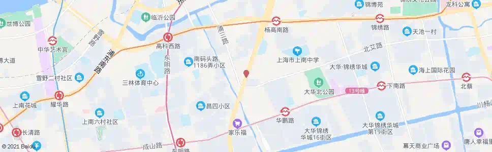 上海杨高南路浦三路_公交站地图_上海公交_妙搜公交查询2024