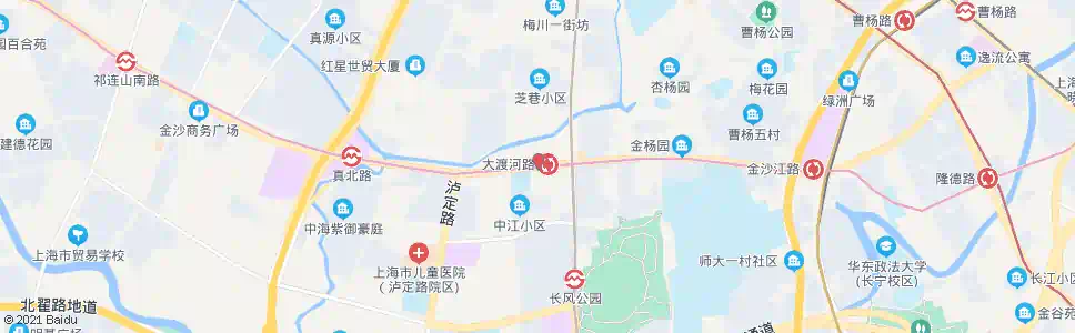 上海金沙江路中江路_公交站地图_上海公交_妙搜公交查询2024