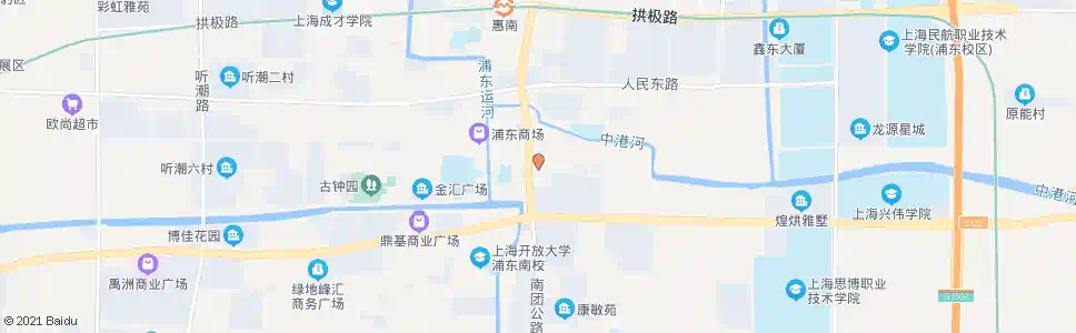 上海惠东路南祝路_公交站地图_上海公交_妙搜公交查询2024