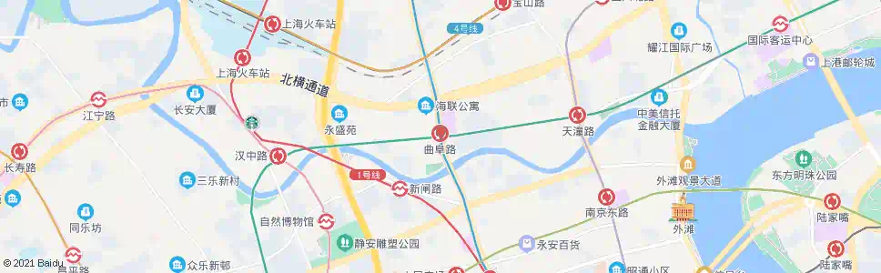 上海西藏北路曲阜路_公交站地图_上海公交_妙搜公交查询2024